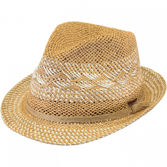 Tarragon Trilby Hat Natural Paper Straw - Barts