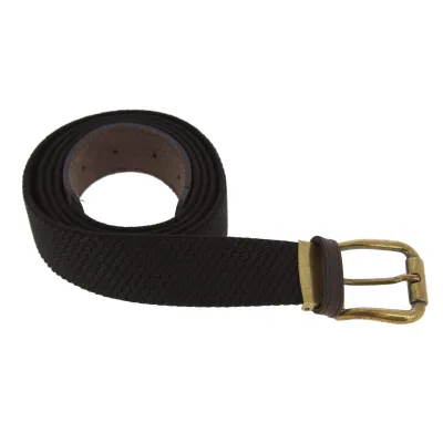Ceinture noire classique tressée  Reference : 9129 | Chapellerie Traclet