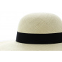 Large Natural Panama Wide-Brimmed Hat