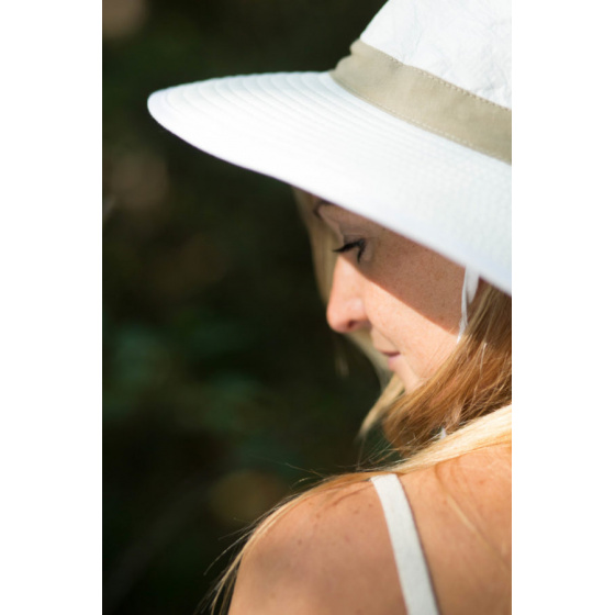 Chapeau Bob Naturel Asnelles Beige & Blanc - Soway