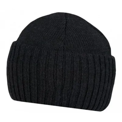 Bonnet à Revers Laine Anthracite- Traclet Reference : 9155 | Chapellerie Traclet