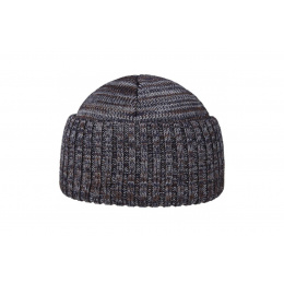 Gray Wool Cuffed Beanie - Traclet