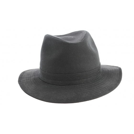 Black Cotton Butler Traveler Hat - Stetson