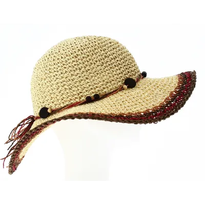 Wide-brimmed hat - Dorfman - Black color - one size fits all Reference: 4713 | Traclet Hat Shop