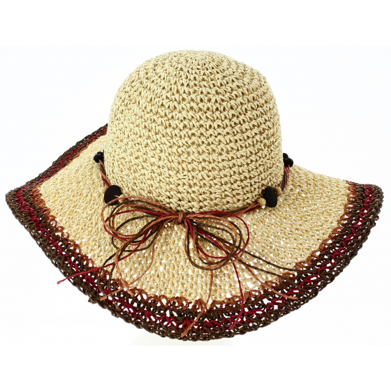 Anna wide-brimmed hat - fancy colors