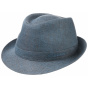 Osceola Trilby Linen Hat Blue/Brown- Stetson
