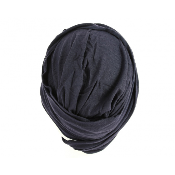 Navy/Silver Nubie Turban