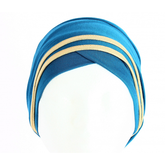 Nubia Turban Turquoise/Gold Nubia Turban Turquoise/Gold