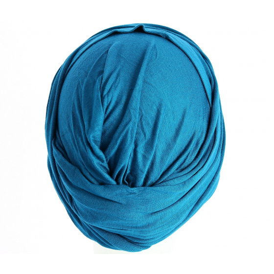 Turban Nubie Turquoise/Or