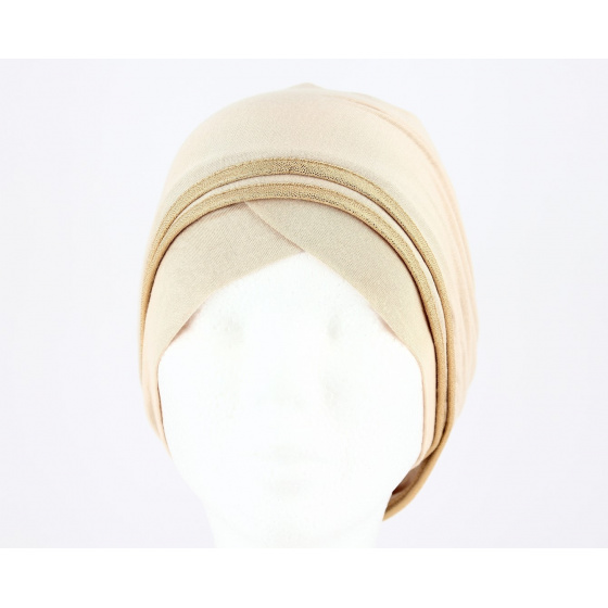 Turban Nubie Beige/Or