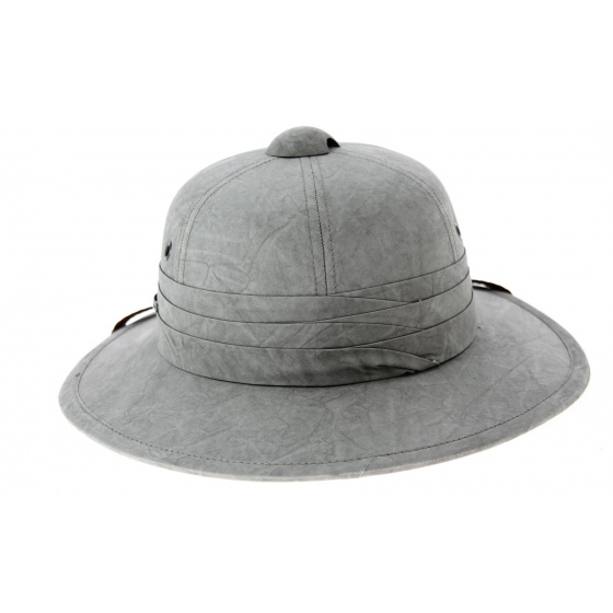 Casque Colonial Pith Gris- Stetson  Casque Colonial Pith Gris- Stetson