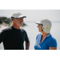UV Protection Neck Cap by Loïck PEYRON Beige & Navy Blue - Soway