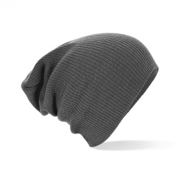 Bonnet Oversize Acrylique Gris- Beechfield