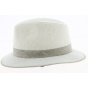 Traveller Fouras Linen Hat Cream & Beige - Traclet