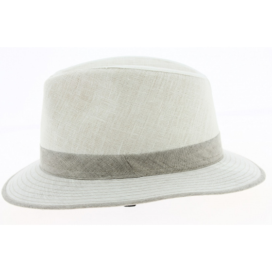 Chapeau Traveller Fouras Lin Crème & Beige- Traclet