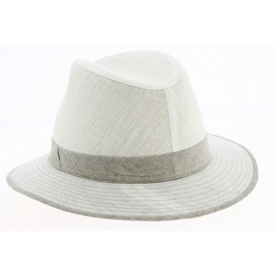 Chapeau Traveller Fouras Lin Crème & Beige- Traclet