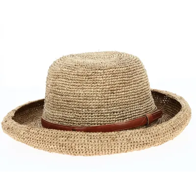 Chapeau Breton Adapta Raphia Naturel - Traclet Reference : 9216 | Chapellerie Traclet