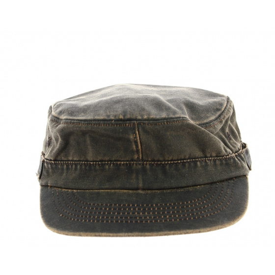 Casquette Army Marron- Dorfman Pacific Co Casquette Army Marron- Dorfman Pacific Co