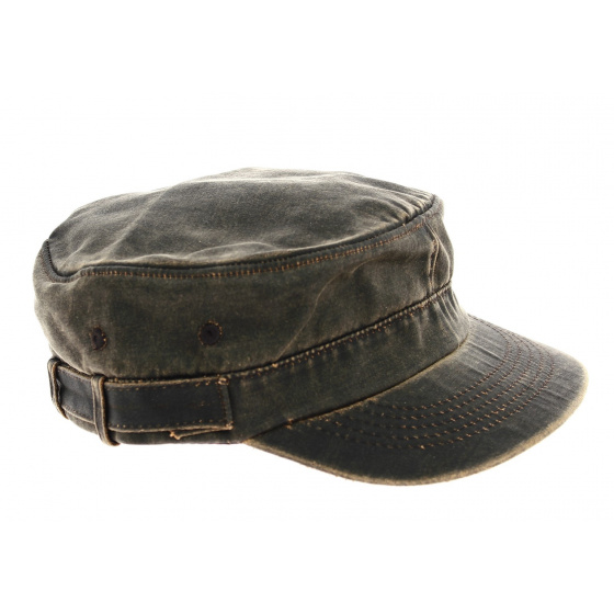Brown Army Cap - Dorfman Pacific Co