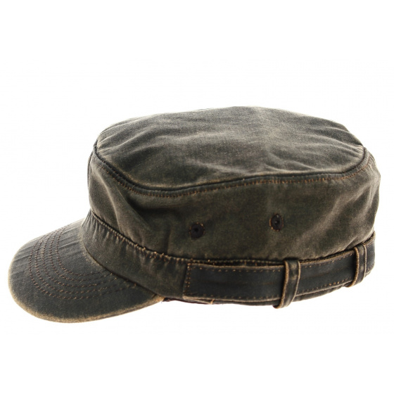 Brown Army Cap - Dorfman Pacific Co