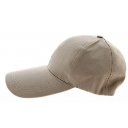 Casquette Baseball Coton Taupe Longue Visière- Traclet