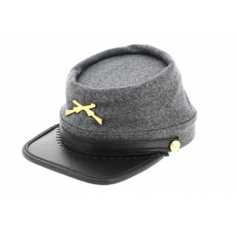 Gray Confederate Cap