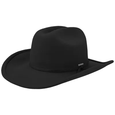 Chapeau Country Takoha Laine Noir- Stetson Reference : 9222 | Chapellerie Traclet