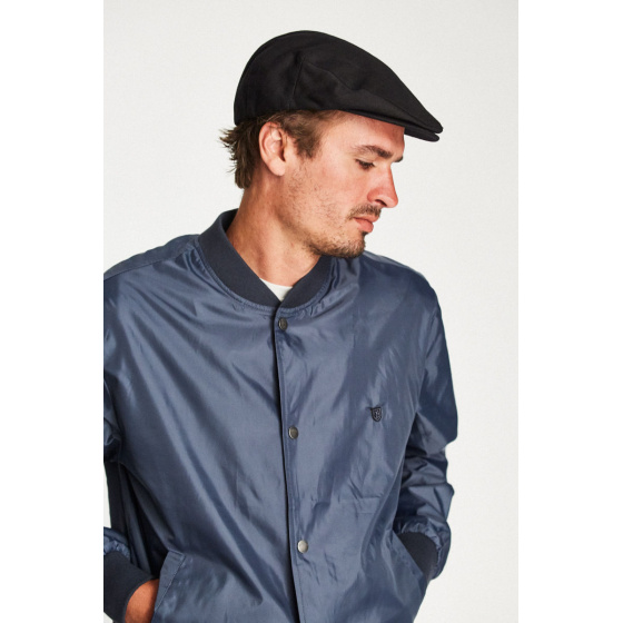 Black Hooligan Flat Cap - Brixton Black Hooligan Flat Cap - Brixton