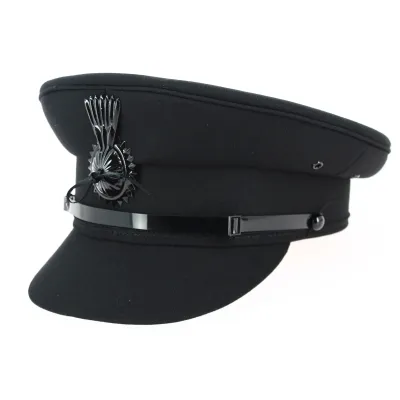 Black chauffeur cap Reference: 7515 | Chapellerie Traclet