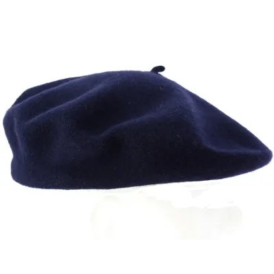 Béret Classique Laine Marine - Traclet