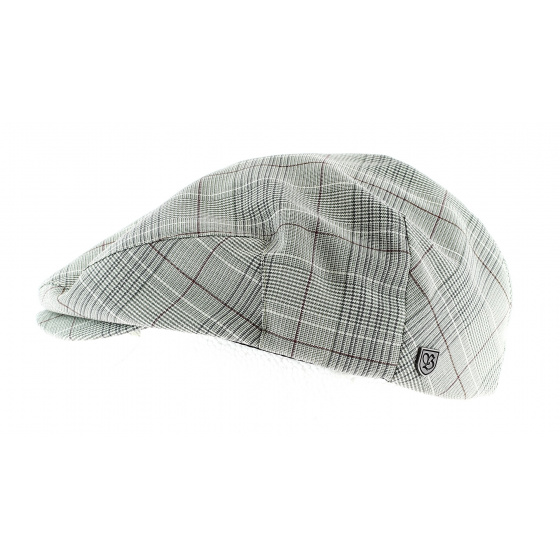 Gray Checkered Hooligan Cap - Brixton
