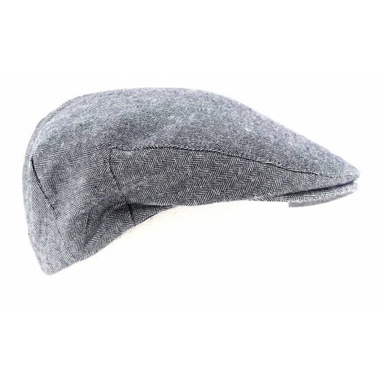 Denim Cotton & Linen Barrel Cap - Brixton