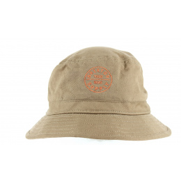 Camel Cotton Oath Bucket Hat - Brixton