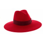 Capeline Piper Felt Wool Red- Brixton 