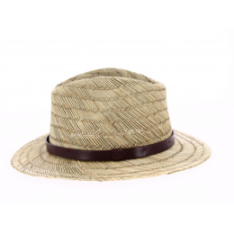 Messer Straw Fedora Hat - Brixton