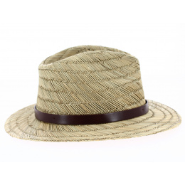 Messer Straw Fedora Hat - Brixton