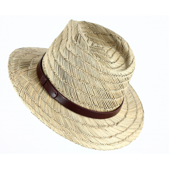 Messer Straw Fedora Hat - Brixton