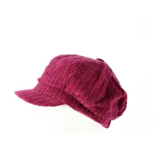 Burgundy Velvet Newsboy Cap - Traclet Reference: 8575 | Traclet Hat Shop