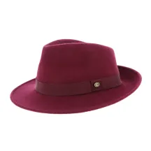 chapeau fedora Bordeaux  n- chapeau bogarte noir - bogarte - Chapellerie Traclet Reference : 9263 | Chapellerie Traclet