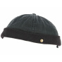 Black Cotton Docker Beanie Redon - Traclet