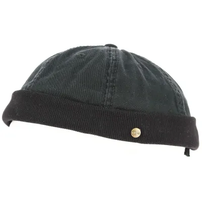 Black Cotton Docker Beanie Redon - Traclet Reference: 8643 | Traclet Hat Shop