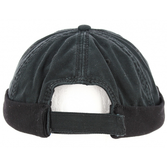 Bonnet Docker Redon Coton Noir - Traclet Bonnet Docker Redon Coton Noir - Traclet