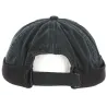 Bonnet Docker redon Coton Noir - Traclet Reference : 8643 | Chapellerie Traclet
