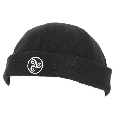 Bonnet Marin Laine Triskell - Traclet- Noir Reference : 4442 | Chapellerie Traclet