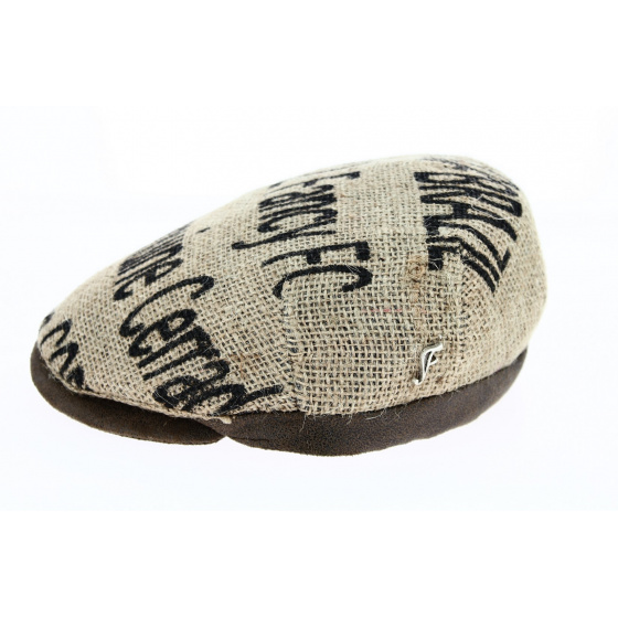 Casquette Plate Café Merida Toile de Jute - Traclet