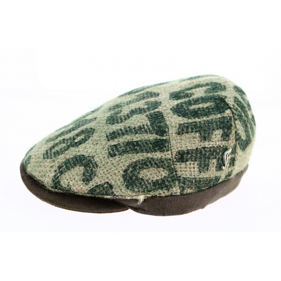 Merida Flat Cap Coffee Jute Fabric - Traclet