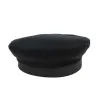 Black Cotton Camden Beret Cap - Traclet Reference: 9276 | Traclet Hat Shop