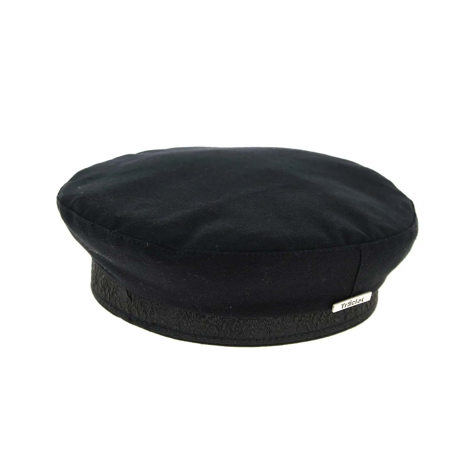 Casquette Béret Camden Noir Coton- Traclet Reference : 9276 | Chapellerie Traclet