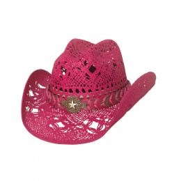 Women's Cowboy Hat Naughty Pink - Bullhide