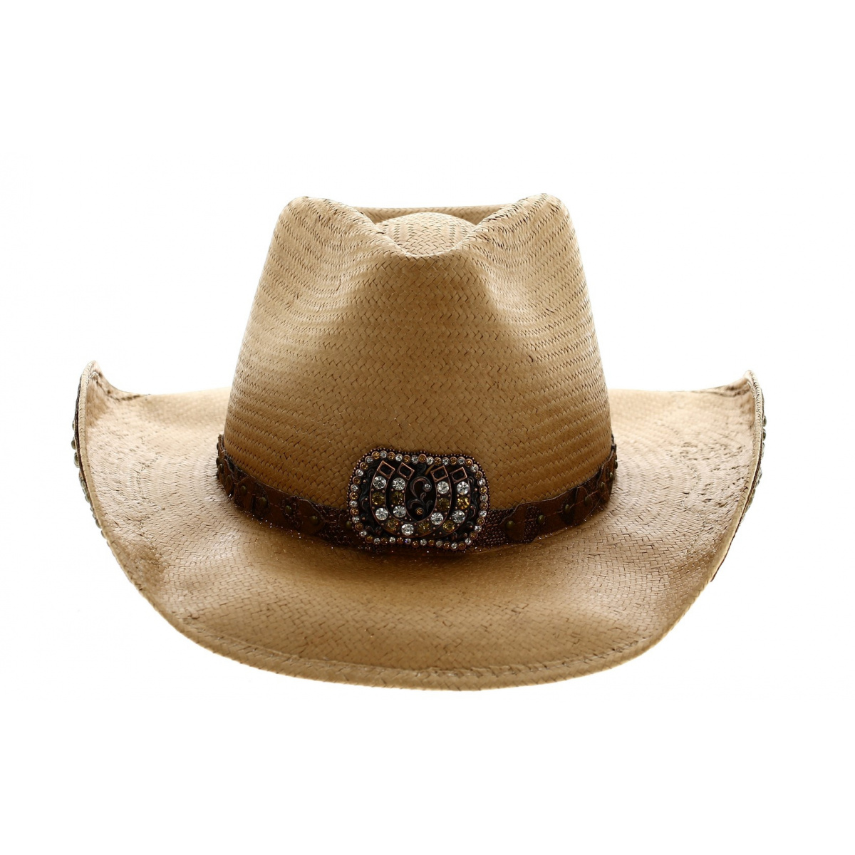 Chapeau Cowboy Femme Naughty blanc - Bullhide Chapellerie Traclet Reference  : 3470